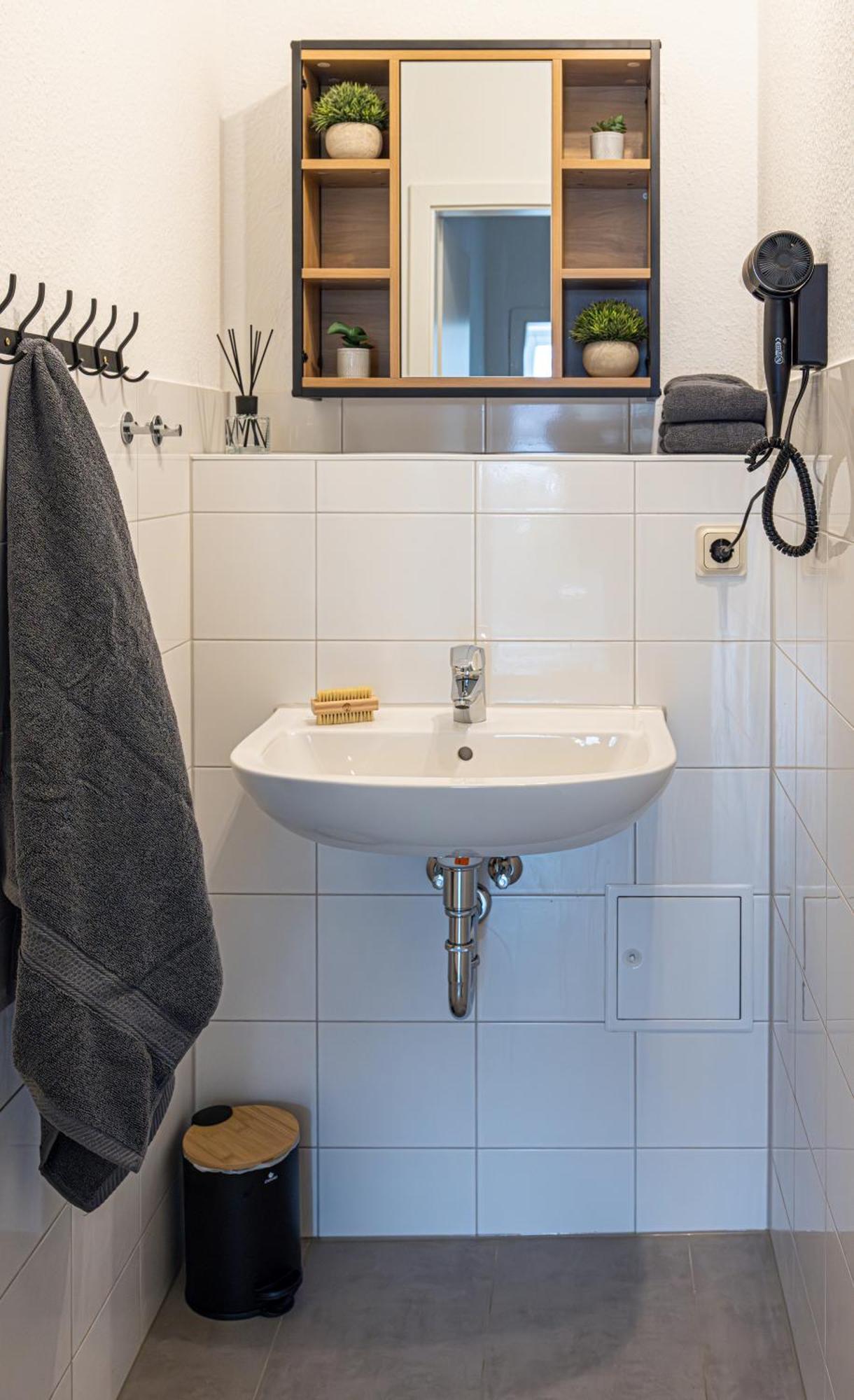 רוסטוק Luxus City Apartment Sauna Balkon Kueche Zentral מראה חיצוני תמונה