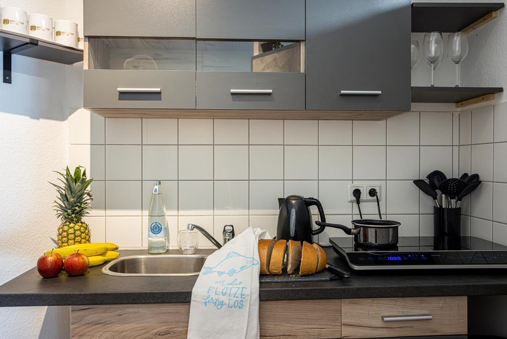 רוסטוק Luxus City Apartment Sauna Balkon Kueche Zentral מראה חיצוני תמונה