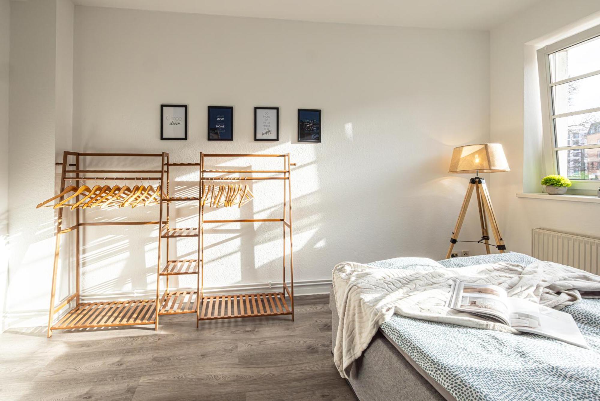 רוסטוק Luxus City Apartment Sauna Balkon Kueche Zentral מראה חיצוני תמונה